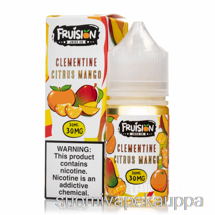 Vape Nesteet Klementiini Sitrushedelmä Mango - Fruision Suolat - 30ml 50mg